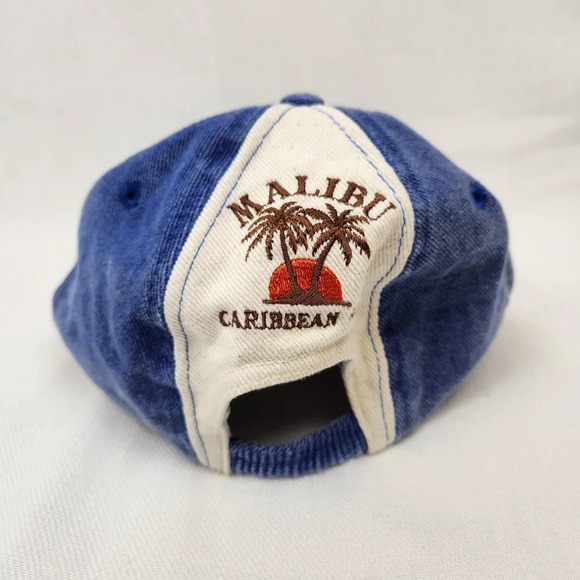 Malibu Rum Vintage Denim Style Promo Hat - Picture 3 of 6